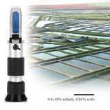 Seawater Salinity Meter Aquarium Optics Refractometer Temperature ATC Digital 0 - 10% In Australia - Darrahopens