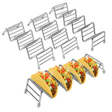 Ejoyous Taco Holder, 4 Pack Stainless Steel Taco Rack V Space Taco Stand with Protective Tips f In Australia - Darrahopens