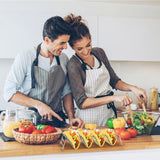 Ejoyous Taco Holder, 4 Pack Stainless Steel Taco Rack V Space Taco Stand with Protective Tips f