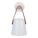 Modern Wooden Iron Bedroom Wall Mount Lamp Porch Corridor Study Light Fixture Room Decor(White)