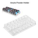 16 Grid Transparent Acrylic Larger Compact Organizer Power Eyebrow Powder Holder Store Box In Australia - Darrahopens