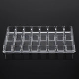 16 Grid Transparent Acrylic Larger Compact Organizer Power Eyebrow Powder Holder Store Box