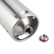 4L Mini Stainless Steel Beer Barrel with Spiral Cover Lid Practical Home Hotel Supplies