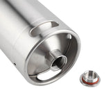 4L Mini Stainless Steel Beer Barrel with Spiral Cover Lid Practical Home Hotel Supplies
