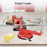 Stainless Steel Hand Crank Manual Spiral Potato Chips Twister Cutter Suction Base Kitchen Tool In Australia - Darrahopens