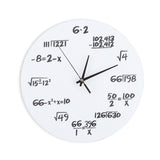 Wall Clock 3D Decoration Clock Mathematical formula for Kids Room Nursery Home Decor In Australia - Darrahopens