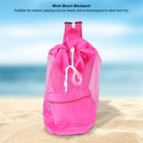 Portable Children Kids Mesh Drawstring Backpack Outdoor Beach Shell Toy Storage Bag (Pink) In Australia - Darrahopens