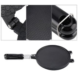 Household Kitchen Gas NOn Stick Egg Roll Waffle Cone Maker Pan Mold Press Plate Baking Tool