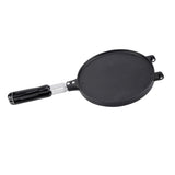 Household Kitchen Gas NOn Stick Egg Roll Waffle Cone Maker Pan Mold Press Plate Baking Tool