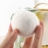 6Pcs 6cm Natural Wool Balls Water Absorption Eliminates Static Laundry Replacement