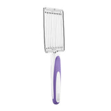 Stainless Steel Luncheon Meat Cutter Ham Fruit Tomato Kitchen Soft Food Cutting Tool (Purple)
