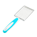 Stainless Steel Luncheon Meat Cutter Ham Fruit Tomato Kitchen Soft Food Cutting Tool (Blue)