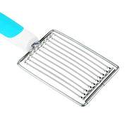 Stainless Steel Luncheon Meat Cutter Ham Fruit Tomato Kitchen Soft Food Cutting Tool (Blue)