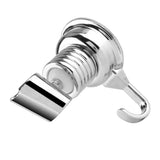 Strong Suction Cup Adjustable Shower Head Holder with Towel Hook Bathroom Wall Mount Bracket