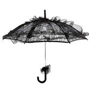 Black Color Lace Umbrella Parasol for Lady Women Party Decor Dancing Photography Prop In Australia - Darrahopens
