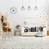 Wall Sticker digital clock stickers Wall Clock DIY 3D Decorative Wall Clock for Home Black In Australia - Darrahopens