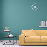 Muto Frameless Grande Orologio a Muro 3D Specchio Adesivo Wall Sticker Home Decoration