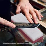 3000# 8000# Grit Double Sides Kitchen Sharpening Stone Knife Sharpener Tool Whetstone