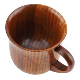 Portable Natural Wood Cup with Handle Wooden Teacup Coffee Beer Juice Drinking Mug (#2) In Australia - Darrahopens