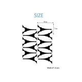 Towers Pattern Vinyl Wall Sticker DIY for Children Room Bedroom Home Art Decor(Golden)
