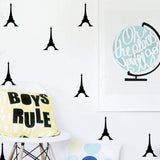 Towers Pattern Vinyl Wall Sticker DIY for Children Room Bedroom Home Art Decor(Golden)
