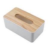 Removable Pine Cover PP Tissue Box Holder Organizer for Home Car Office (Rectangle) In Australia - Darrahopens