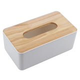 Removable Pine Cover PP Tissue Box Holder Organizer for Home Car Office (Rectangle) In Australia - Darrahopens