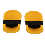 1 Pair of EVA Knee Pads Kneelet Protective Gear for Construction Gardening Flooring (Yellow)
