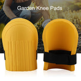 1 Pair of EVA Knee Pads Kneelet Protective Gear for Construction Gardening Flooring (Yellow)