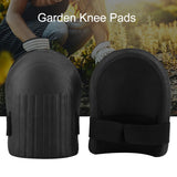 1 Pair of EVA Knee Pads Kneelet Protective Gear for Construction Gardening Flooring (Black)