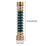 Garden Faucet Extension Hose Connector Spring Coil Kink Protector Irrigation Fitting Accessory