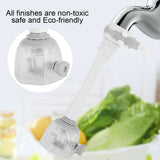 Movable Water Saving Extension Faucet Splash proof Kitchen Valve Spray Gray 18cm In Australia - Darrahopens
