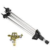 Stainless Steel Ground Insert Zinc Sprink Water Watering Sprinkler Sprayer Lawn Garden Yard