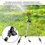 Stainless Steel Ground Insert Zinc Sprink Water Watering Sprinkler Sprayer Lawn Garden Yard