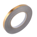 PET Room Floor Crevice Line Sticker Self Adhesive Ground Corner Tile Decor (1cm*50m Gold)