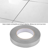PET Room Floor Crevice Line Sticker Self Adhesive Ground Corner Tile Decor(2cm*50m Silver) In Australia - Darrahopens