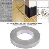 PET Room Floor Crevice Line Sticker Self Adhesive Ground Corner Tile Decor(2cm*50m Silver) In Australia - Darrahopens