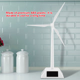 Solar Powered Wind Mill Model Desktop Decor Craft Kids Children Education Learning Toy