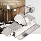 Bathroom Toilet Privacy Bolt Door Lock with Vacant Engaged Indicator and Screw Fittings In Australia - Darrahopens