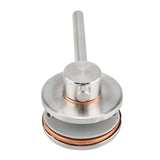 Bathroom Toilet Privacy Door Rotating Bolt Lock Hardware with Vacant Engaged Indicator