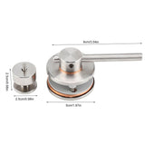 Bathroom Toilet Privacy Door Rotating Bolt Lock Hardware with Vacant Engaged Indicator