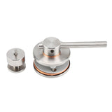 Bathroom Toilet Privacy Door Rotating Bolt Lock Hardware with Vacant Engaged Indicator
