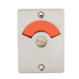 Door Bolt Lock with Vacant Engaged Privacy Indicator & Screws Bathroom Restroom Toilet Hardware