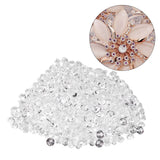 Transparent Acrylic Beads Wedding Party DIY Ornament Beautiful Accessories Decor(8mm 1000Pcs)