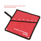 Multi Pocket Roll Up Tools Storage Bag Spanner Plier Wrench Holder Canvas Organizer (6 Pockets) In Australia - Darrahopens