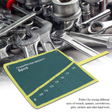 Multi Pocket Canvas Roll Up Tools Storage Bag Spanner Plier Wrench Holder Organizer (8 Pockets)