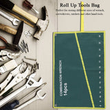 Multi Pocket Canvas Roll Up Tools Storage Bag Spanner Plier Wrench Holder Organizer(14 Pockets) In Australia - Darrahopens