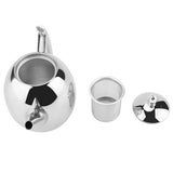 Stainless Steel Teapot Tea Coffee Water Kettle Container with Removable Mesh Filter (1500ml)