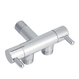 Brass Two Way Valve Faucet Outlet Water Distribution Polishing for Toilet Washing Machine In Australia - Darrahopens