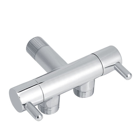 Brass Two Way Valve Faucet Outlet Water Distribution Polishing for Toilet Washing Machine In Australia - Darrahopens